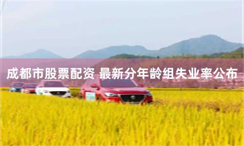 成都市股票配资 最新分年龄组失业率公布